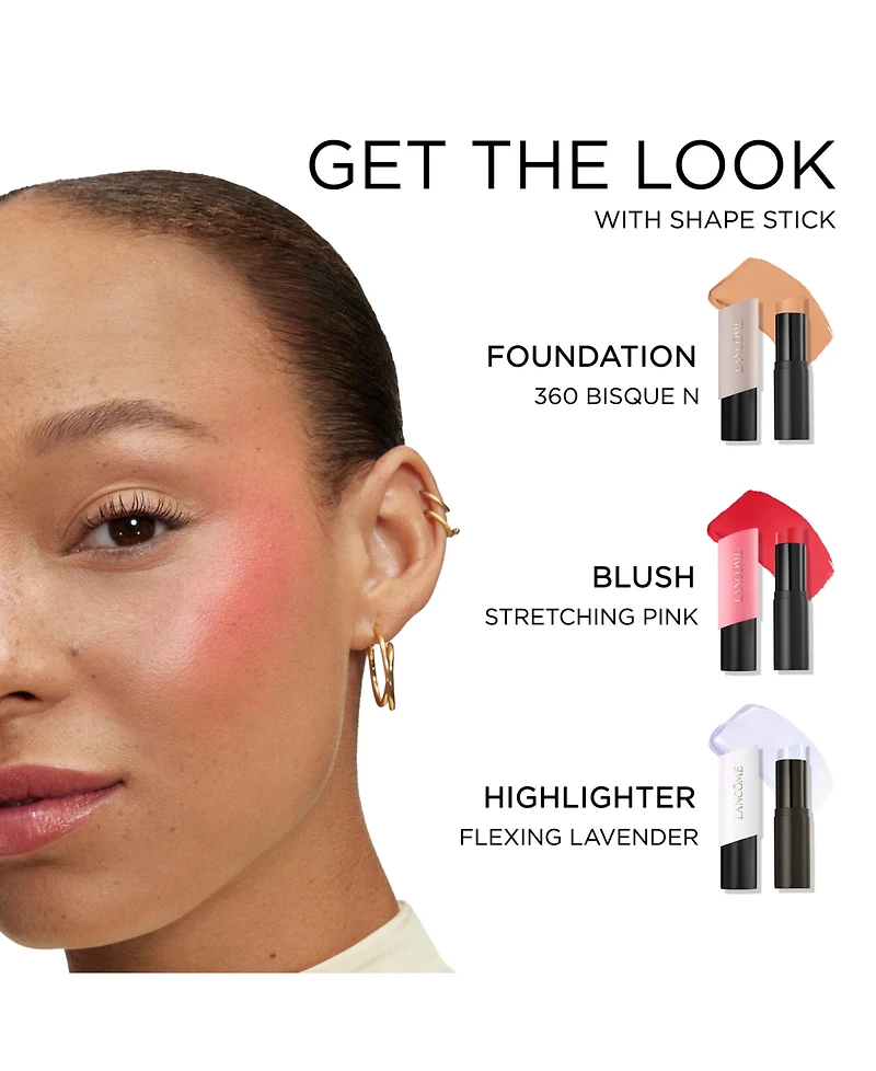 Lancome Teint Idole Shape Stick Glass Glow Highlighter Stick, 0.3 oz.