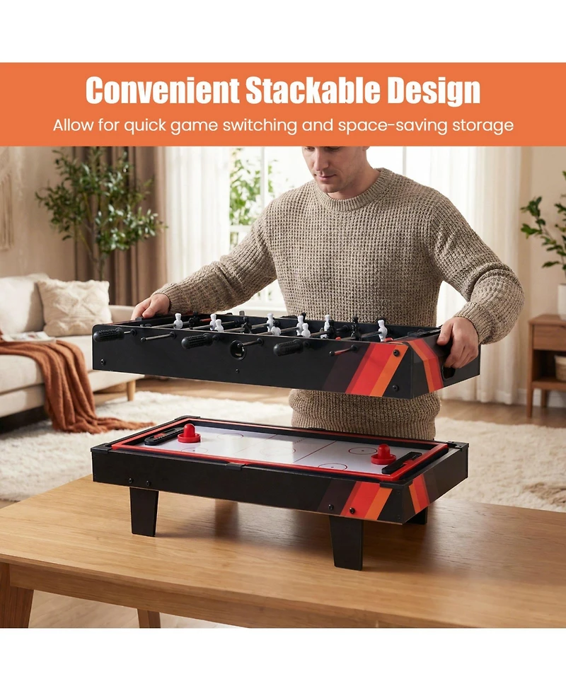 Slickblue Combo Game Table 4 1 with Billiards Set