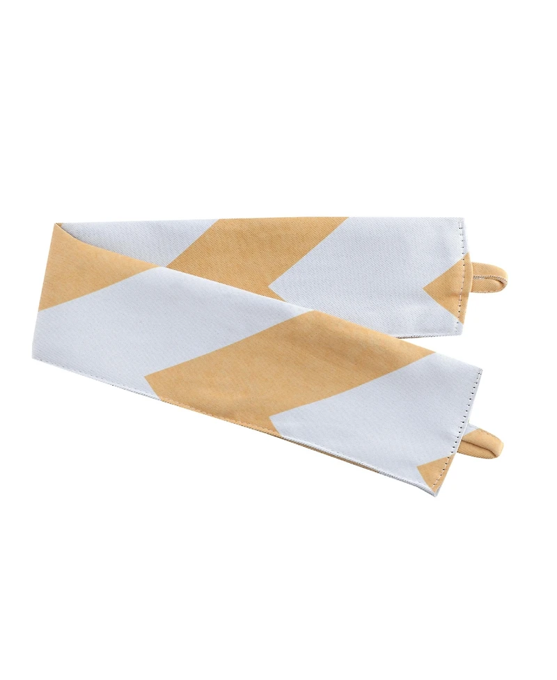 Kate Aurora 2 Piece Chevron Room Darkening Grommet Top Window Curtain Panels