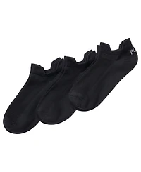 Lauren Ralph Women's Double Tab No Show Socks, 3-Pack