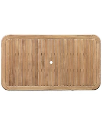 Bristol 71" Teak Wood Rectangle Dining Table, Created for Macy's