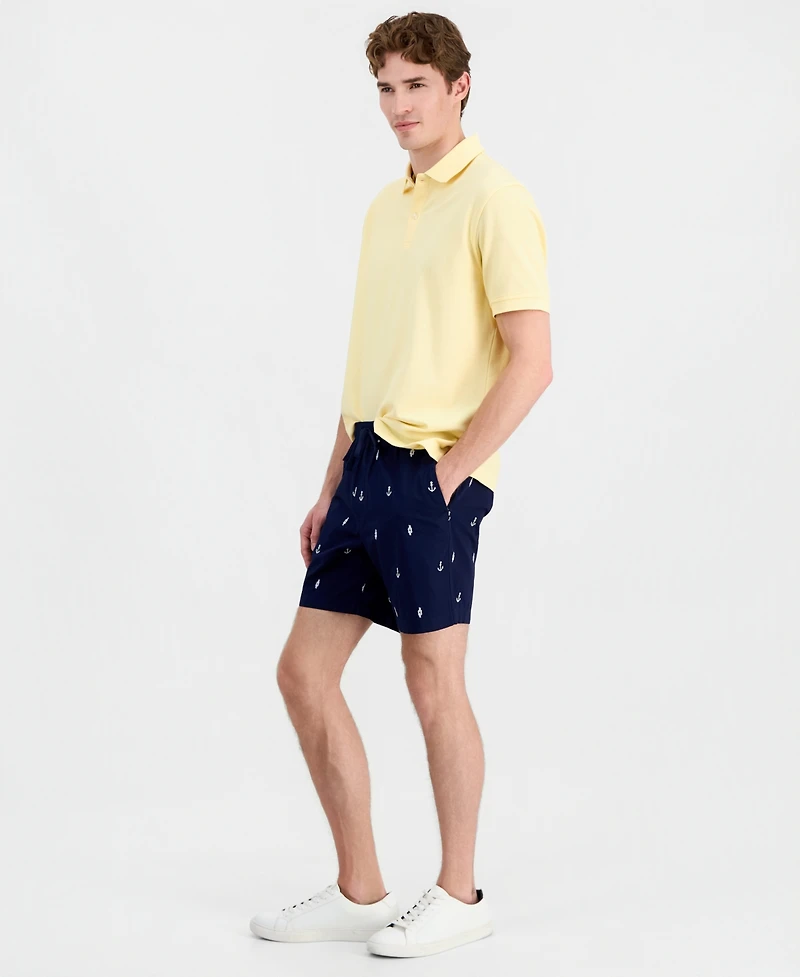 Club Room Men's Cotton 9" Pull-On Shorts, Macy's Exclusive