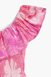 Desigual Girls Girls's Peplum floral top