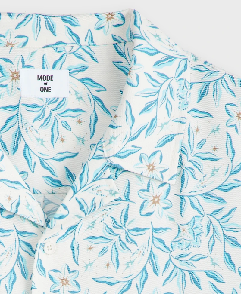 Mode of One Men's Tropical Kaleidoscope Relaxed-Fit Camp Shirt, Macy's Exclusive