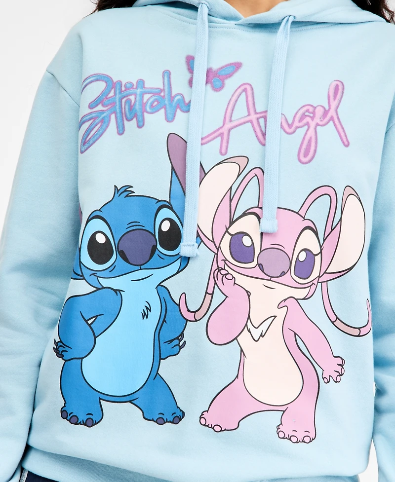 Stitch Juniors' Angel Graphic Hoodie