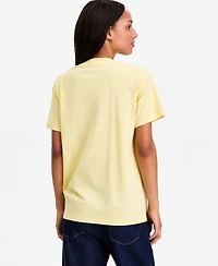 Snoopy Juniors' Rhinestone Boyfriend Tee