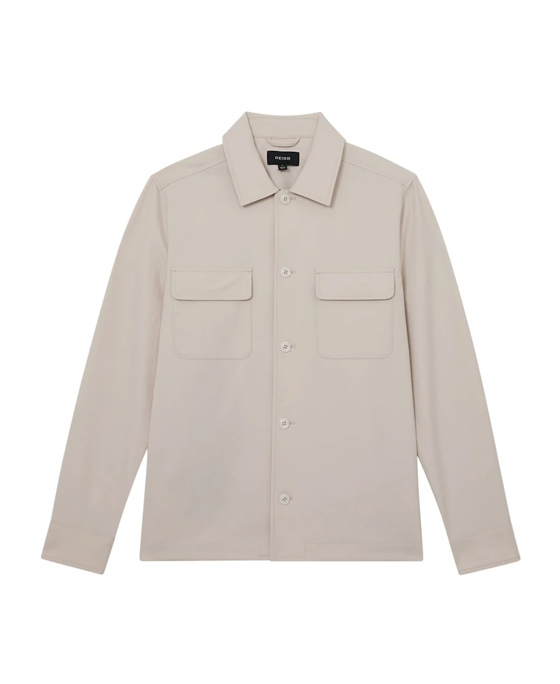Reiss Men's Technical Regular-Fit Overshirt