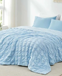 Unikome Seersucker Cooling Reversible Blanket