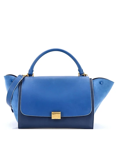 Pre-Owned Celine Medium Trapeze Bag Leather