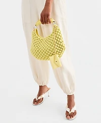 I.n.c. International Concepts Eedenn Crochet Hobo Handbag with Small Wallet, Macy's Exclusive