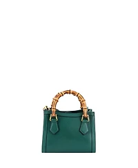 Pre-Owned Gucci Mini Diana Nm Bamboo Handle Tote Leather