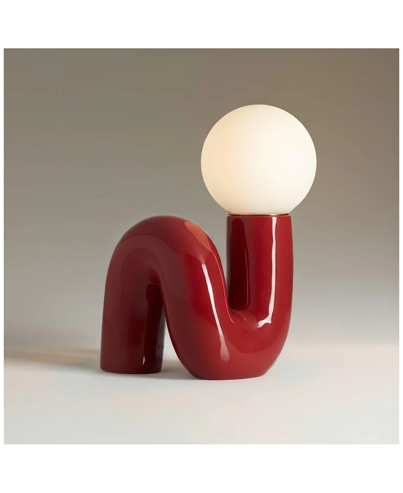 360 Lighting Fondant 11 3/4" Mid Century Modern Accent Table Lamp