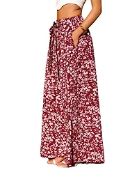 Cupshe Women's Printed Wide Leg Pants