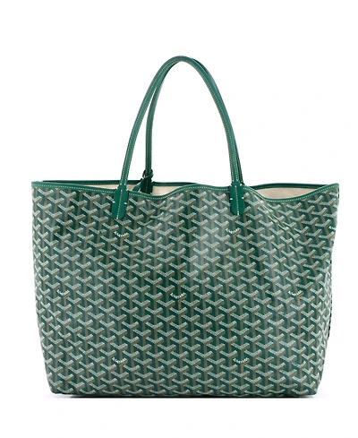 Pre-Owned Goyard Gm Saint Louis Tote Claire Voie Coated Canvas