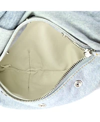 Pre-Owned Bottega Veneta Mini Bv Jodie Hobo Shirt Effect Denim