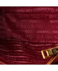 Pre-Owned Prada Small Promenade Bag Vernice Saffiano Leather