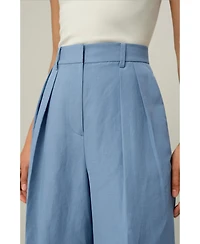 Lilysilk Women's Linen Wide Leg Pant