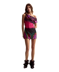 Desigual Women's Asymmetric dress designed by Mr. Christian Lacroix
