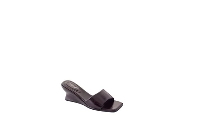 Therapy Australia Women's Lafayette Square-Toe Wedge Slide Sandal