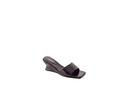 Therapy Australia Women's Lafayette Square-Toe Wedge Slide Sandal