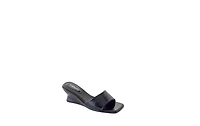 Therapy Australia Women's Lafayette Square-Toe Wedge Slide Sandal