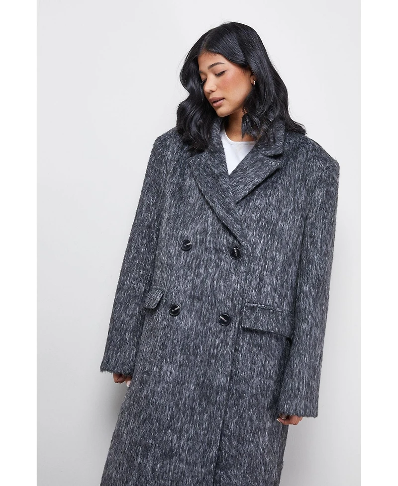 Warehouse Women's Structured Shoulder Coat