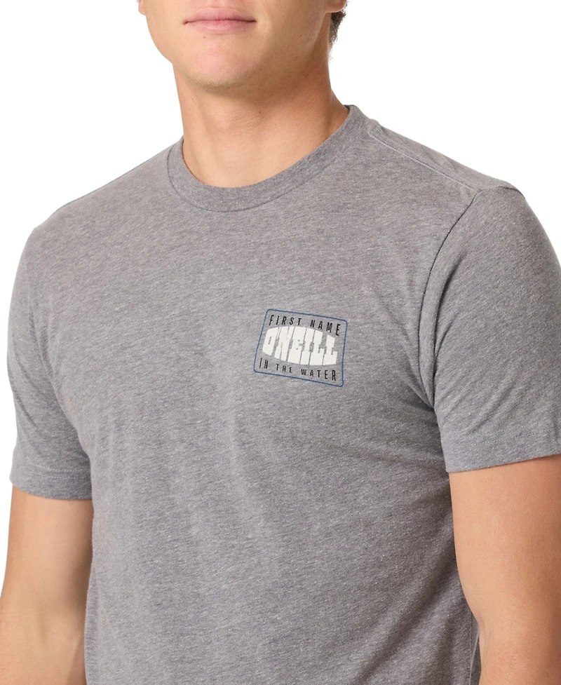 O'Neill Men's Western Screen Print Detail Crewneck T-Shirt