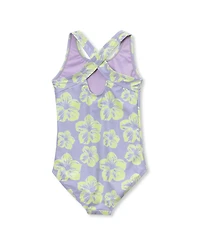 Lands' End Big Girls Plus Chlorine Resistant One Piece Swimsuit