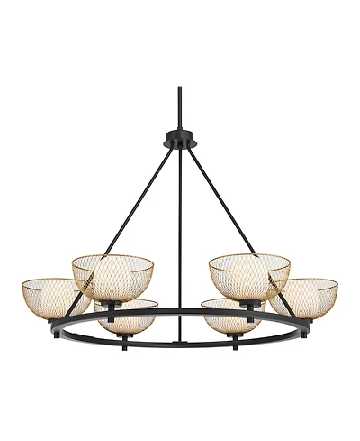 Possini Euro Design Icaron 33 1/2"W 6-Light Large Chandelier