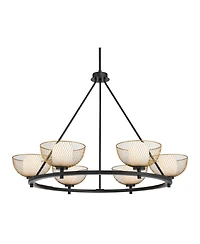 Possini Euro Design Icaron 33 1/2"W 6-Light Large Chandelier