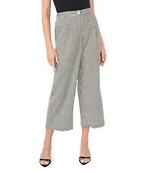 Vince Camuto Women's Mid-Rise Pleated Straight Leg Pants
