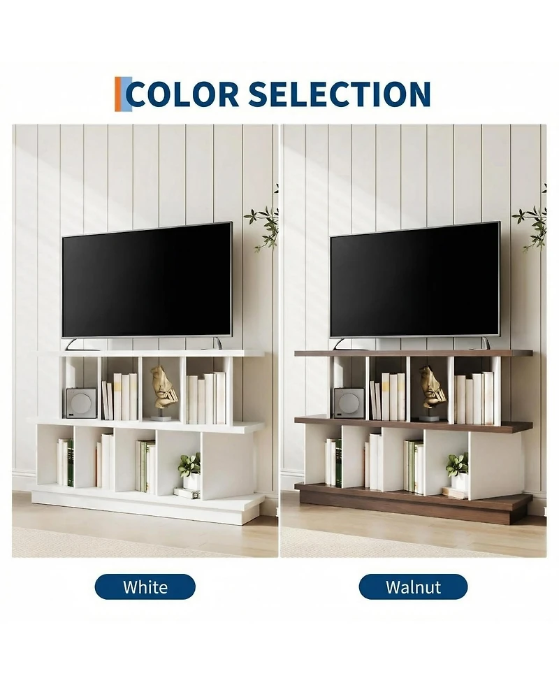 gaomon 8-Cube Open Storage Organizer Bookshelf with 10 Removable Back Panels