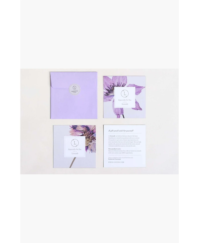 Lizush Natural Lavender Bath Salt Soak, 9oz