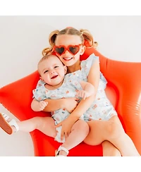 Sweet Wink Toddler Girls Patriotic Trellis Bathing Suit