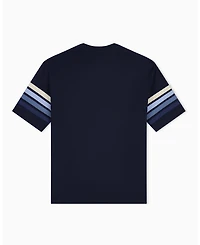 A|X Armani Exchange Men's 4 Stripes Short Sleeve Jersey T-Shirt