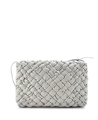 Pre-Owned Bottega Veneta Medium Rumple Messenger Bag Intrecciato Leather