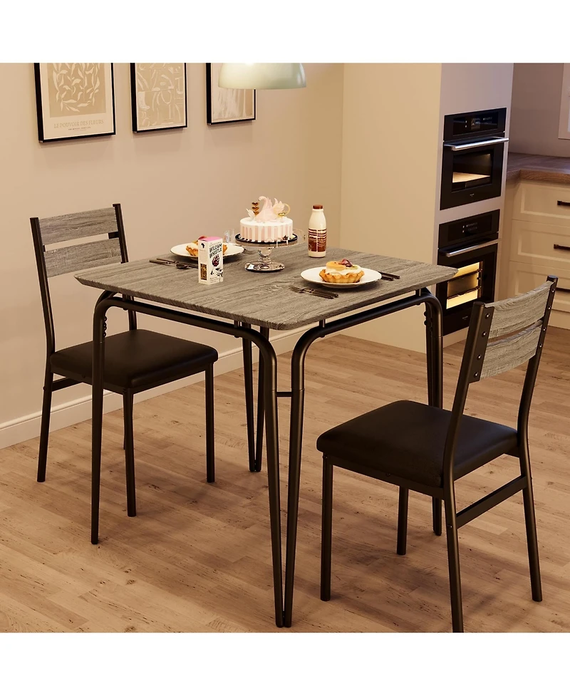 gaomon 2-Person Space-Saving Square Dining Table