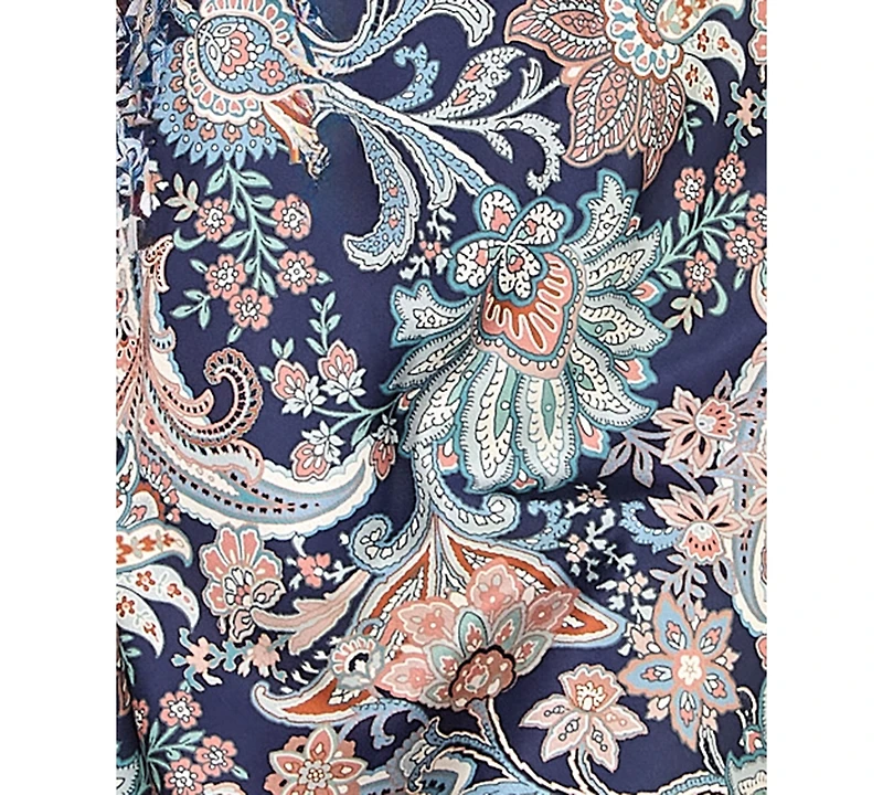 Seni & Cade Juniors' Paisley Print Midi Dress