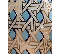 Jonathan Adler Basketweave 60 oz. Round Vase