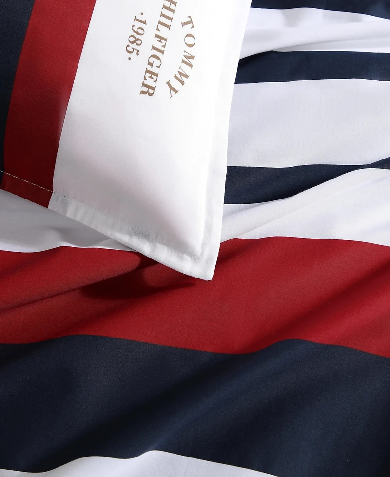 Tommy Hilfiger Classic Stripe 3-Pc. Comforter Set, Full/Queen