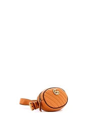 Pre-Owned Gucci Gg Marmont Belt Bag Diagonal Quilted Leather