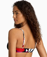 Lauren Ralph Women's Triangle V-Neck Bikini Swim Bra Top