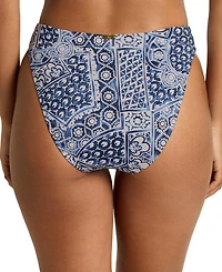 Lauren Ralph Women's High-Leg Swim Bottoms