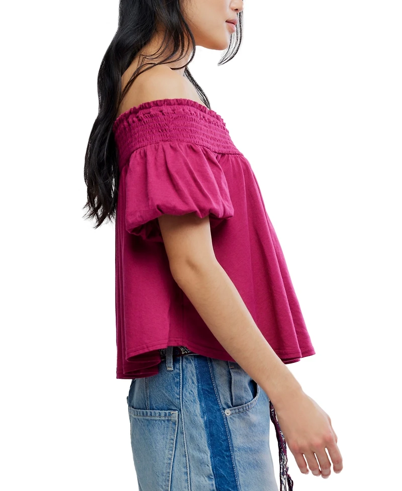 Free People Women's Mabel Off-The-Shoulder Knit Top