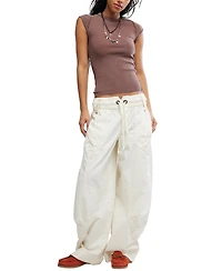 Free People Women's Ever Had Cap-Sleeve T-Shirt