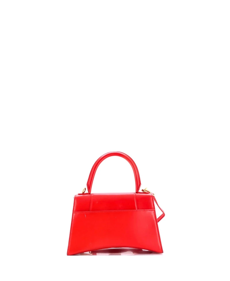 Pre-Owned Balenciaga Small Hourglass Top Handle Bag Leather