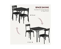 gaomon 3-Piece 2-Person Modern Square Dining Table Set