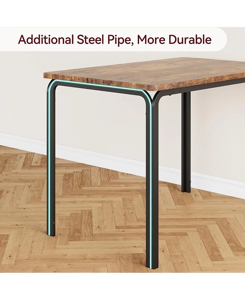 gaomon 5-Piece 4-Person Space-Saving Square Dining Set