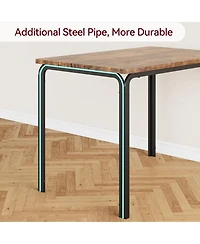 gaomon 5-Piece 4-Person Space-Saving Square Dining Set