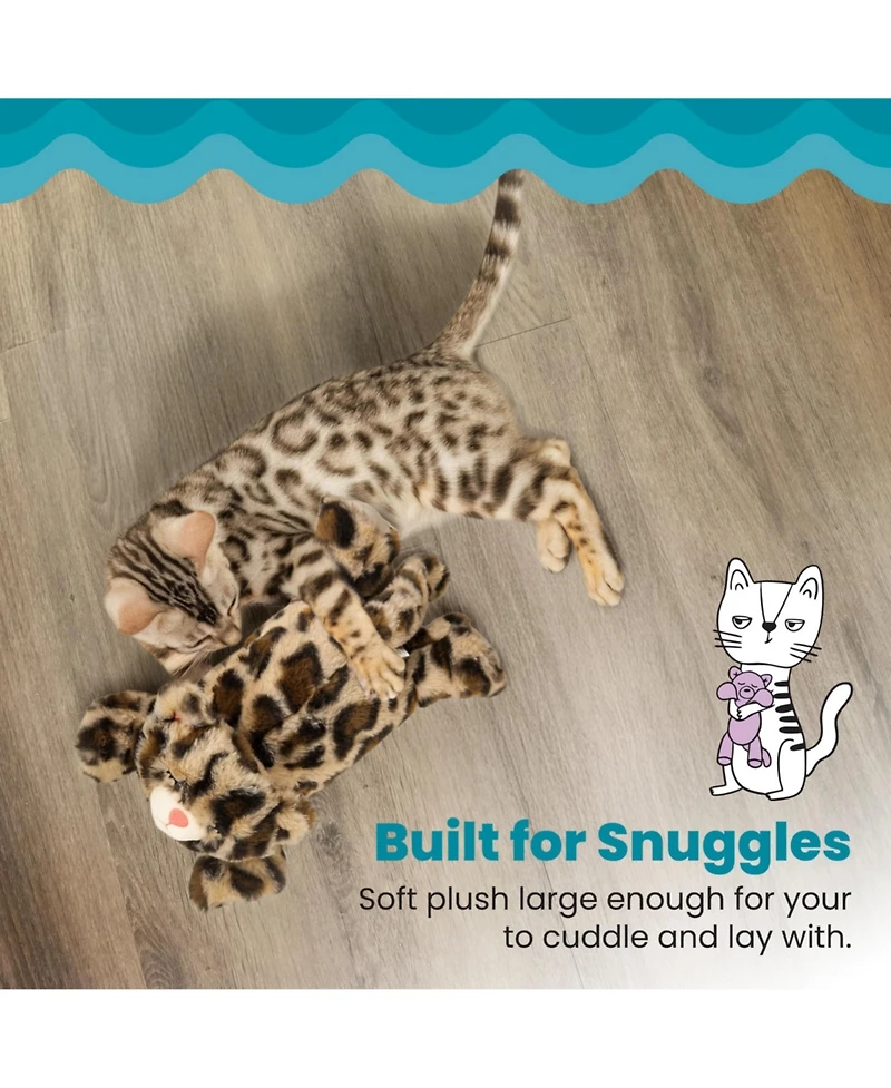 Aronkl Calming Pal Cat Plush Purring Heartbeat Warmth Vibration Comfort Kittens Cats